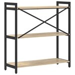 vidaXL Bibliothèque Chêne sonoma 80 x 30 x 83 cm Bois d'ingénierie