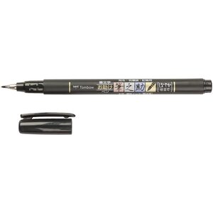 Feutre brush Fudenosuke pointe souple noir TOMBOW