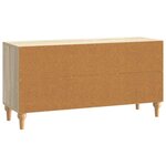 vidaXL Meuble TV 99 x 34 5 x 50 cm Chêne Sonoma Bois d'ingénierie
