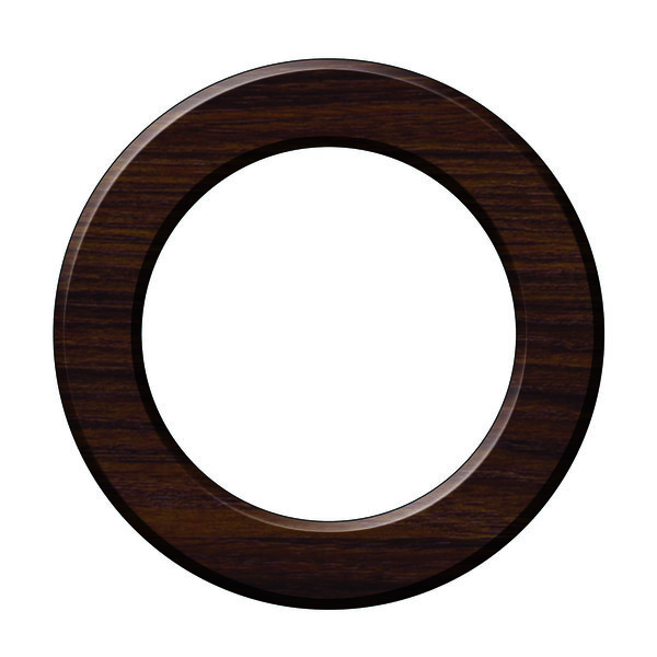 Numéro 0-Numéro adhésif pour boîtes aux lettres - Résine de 3 mm, hauteur environ 50 mm - Taurus (chêne foncé)