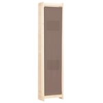 vidaXL Cloison de séparation 6 panneaux Marron 240 x 170 x 4 cm Tissu