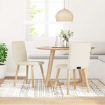 vidaXL Chaises à manger lot de 2 Lin