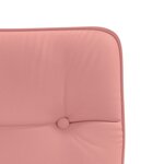 vidaXL Chaise à manger rose similicuir