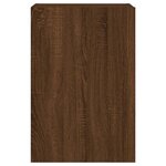 vidaXL Meuble TV mural chêne marron 40 5x30x60 cm bois d'ingénierie