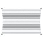 vidaXL Voile d'ombre Gris clair et blanc 4 x 6 m