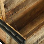 vidaXL Table basse 90x50x38 cm en bois de manguier massif