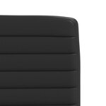 vidaXL Chaises à manger lot de 2 noir similicuir