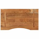vidaXL Dessus de bureau 80x50x2 5cm rectangulaire bois massif d'acacia