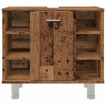 vidaXL Armoire de salle de bain vieux bois 60x32x53 5 cm