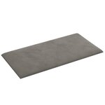 vidaXL Panneaux muraux 12 Pièces Gris clair 30x15 cm Velours 0 54 m²