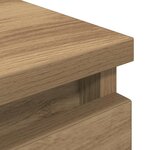 vidaXL Meuble TV chêne artisanal 100x35x54 cm bois d'ingénierie