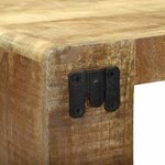 vidaXL Meuble TV Marron 36 x 30 x 54 cm Bois de manguier massif