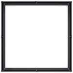 vidaXL Jardinière noir 100x100x30 cm acier