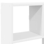 vidaXL Étagère cube murale 12 compartiments blanc bois d'ingénierie