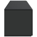 vidaXL Meuble TV mural 98 x 31 x 30 cm Noir Bois d'ingénierie