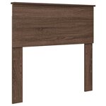 vidaXL Tête de lit Chêne brun 75 cm Bois d'ingénierie