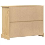 vidaXL Commode Corona 112x48x91 cm bois massif de pin