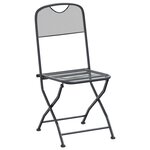 vidaXL Ensemble de salle à manger pour jardin 7 Pièces Anthracite