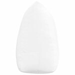 vidaXL Coussin de Dos Blanc 140 x 24 x 50 cm tissu