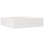 vidaXL Jardinière blanc 90x90x23 cm bois de pin massif