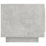 vidaXL Table basse gris béton 102x50x45 cm bois d'ingénierie