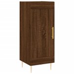 vidaXL Buffet Chêne marron 34 5x34x90 cm Bois d'ingénierie