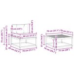 vidaXL Ensemble de canapés d'extérieur 4 pc Blanc et Beige