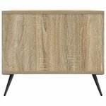 vidaXL Table basse Chêne Sonoma 90 x 50 x 40 cm Bois d'ingénierie