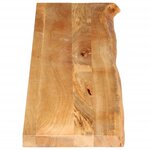 vidaXL Dessus de table à bord vivant 180x20x2 5cm bois massif manguier