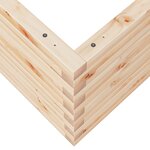 vidaXL Jardinière 60x60x45 5 cm bois de pin massif
