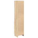 vidaXL Buffet haut chêne sonoma 37 5x35x180 cm bois d'ingénierie