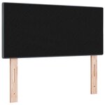 vidaXL Tête de lit avec tête de lit Gris foncé 100 cm Cuir synthétique