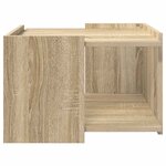 vidaXL Table basse Chêne Sonoma 50 5 x 50 x 33 cm Bois d'ingénierie