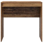 vidaXL Bureau d'écriture rustique Finition vieux bois Bois 80 x 40 x 76 cm