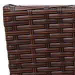 vidaXL Ensemble d'extérieur 3 pc 30 x 30 x 80 cm Métал
