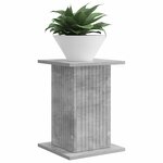 vidaXL Support de Plante Gris béton 30 5 x 30 x 43 cm