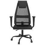 vidaXL Chaise de bureau réglable en hauteur noir