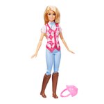 Mattel HXJ38 - Barbie Mysteries À la Poursuite du Cheval Perdu Poupée Malibu