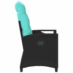 vidaXL Chaise de jardin inclinable 56 x 60 x 112 cm acier