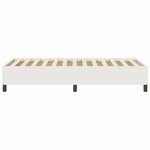 vidaXL Lit à lattes Crème 90 x 200 cm Tissu en velours côtelé