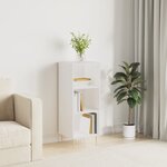 vidaXL Buffet blanc 34 5x32 5x90 cm bois d'ingénierie