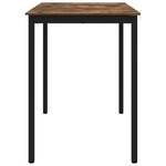 vidaXL Table de salle à manger / Table de repas Bois d'ingénierie