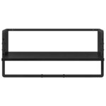 vidaXL Ensemble d'étagères murales 4 Pièces Chêne noir 65 x 25 x 30 cm