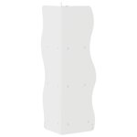 vidaXL Étagère d'angle Blanc 34 x 33 x 102 cm Bois d'ingénierie