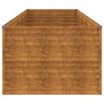 vidaXL Lit surélevé de jardin 479x100x69 cm acier corten