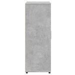vidaXL Buffets 2 Pièces gris béton 60x31x84 cm bois d'ingénierie