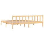 vidaXL Cadre de lit sans matelas bois massif
