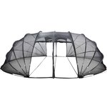 vidaXL Dôme de tente de piscine Transparent 640 x 432 x 205 cm