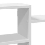 vidaXL Étagère murale blanc 129x18x42 cm bois d'ingénierie