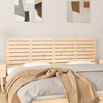vidaXL Tête de lit murale 166x3x63 cm Bois massif de pin